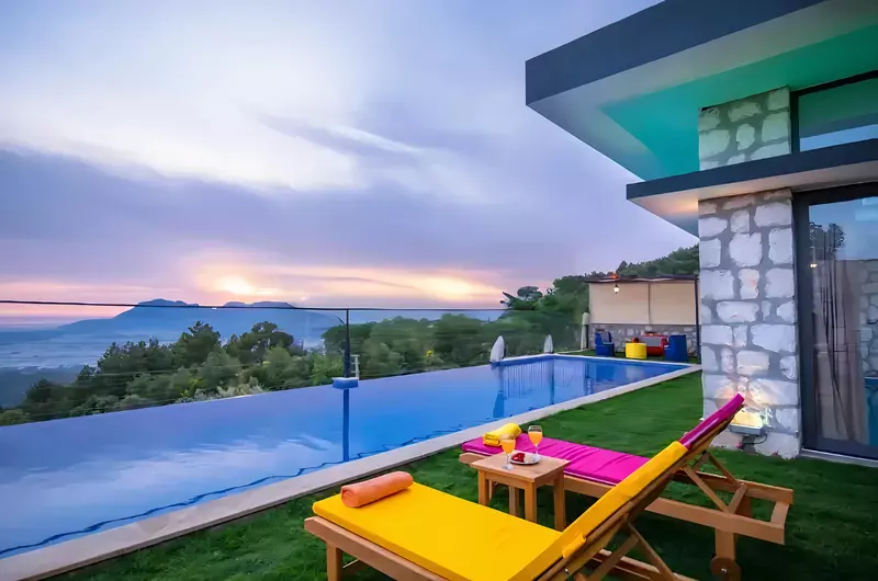 Honeymoon Villa - Stone House with Infinity Pool in Islamlar image 2 of 40