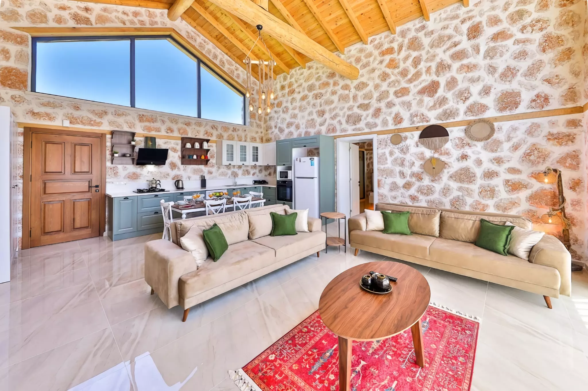 Stone Architecture Luxury Villa - Sauna, Jacuzzi & Sheltered Pool in Sarıbelen image 2 of 60