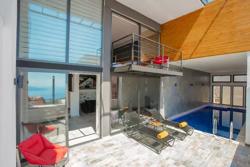 Honeymoon Villa - Sheltered Pool with Jacuzzi in Kördere image 1 of 54