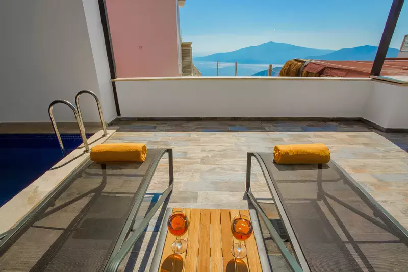 Honeymoon Villa - Sheltered Pool with Jacuzzi in Kördere image 5 of 54