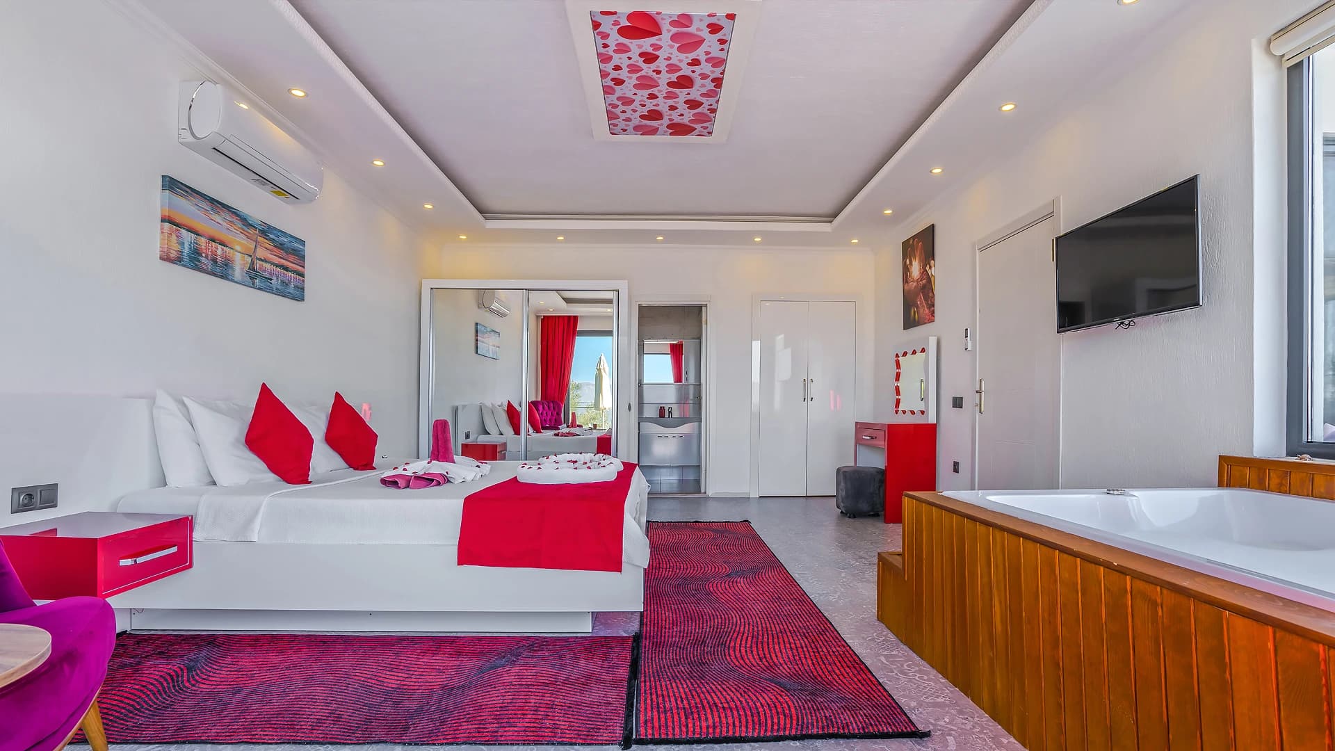 Luxurious master bedroom suite with king bed, ensuite bathroom, and modern amenities.