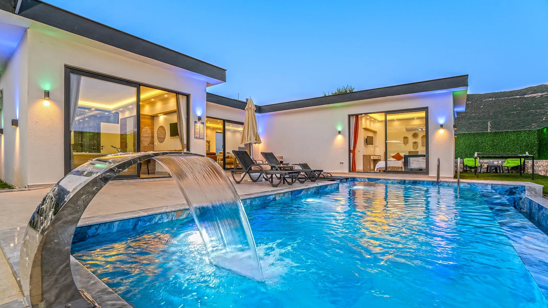 Abgeschiedene Naturvilla mit privatem Pool und Bergblick in Kaş – Villa Ortaç 5 (4)