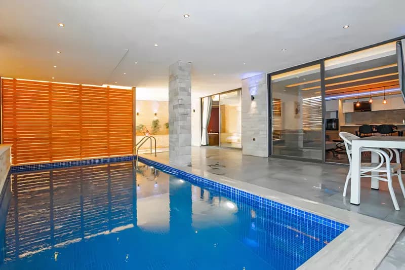 Honeymoon Villa - Sheltered Pool with Jacuzzi & Sauna in Kördere image 2 of 66